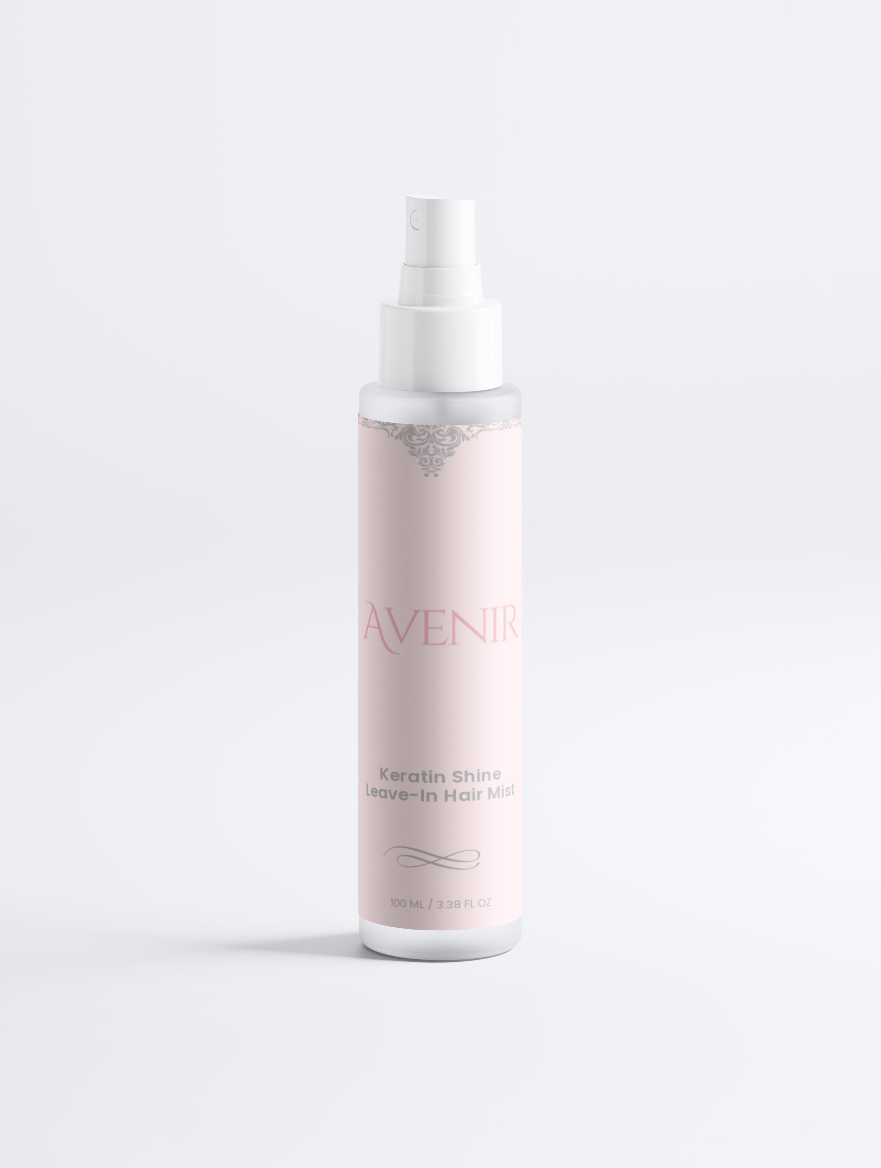 Avenir Keratin Shine Leave-In Hair Mist included in the Repair and Gloss bundle