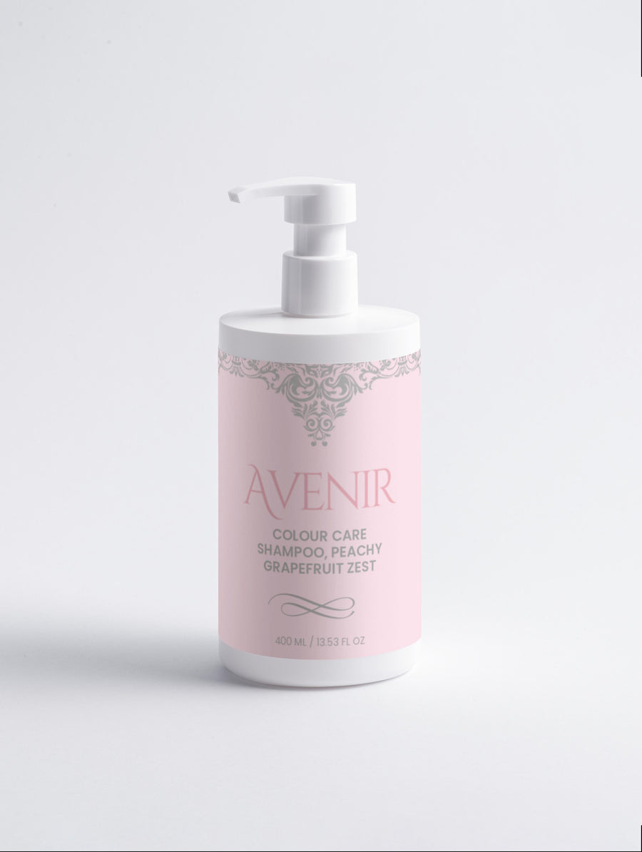 AVENIR SHAMPOOING PROTECTION COULEUR — PÊCHE ET PAMPLEMOUSSE